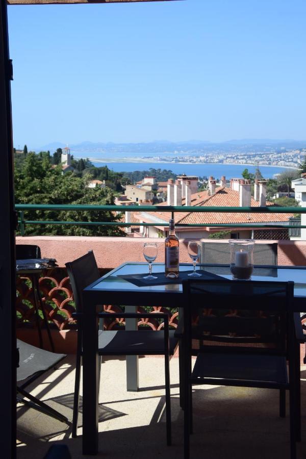Agreable 3 Pieces Climatise Avec Vue Mer Et Parking Villefranche-sur-Mer Exterior foto