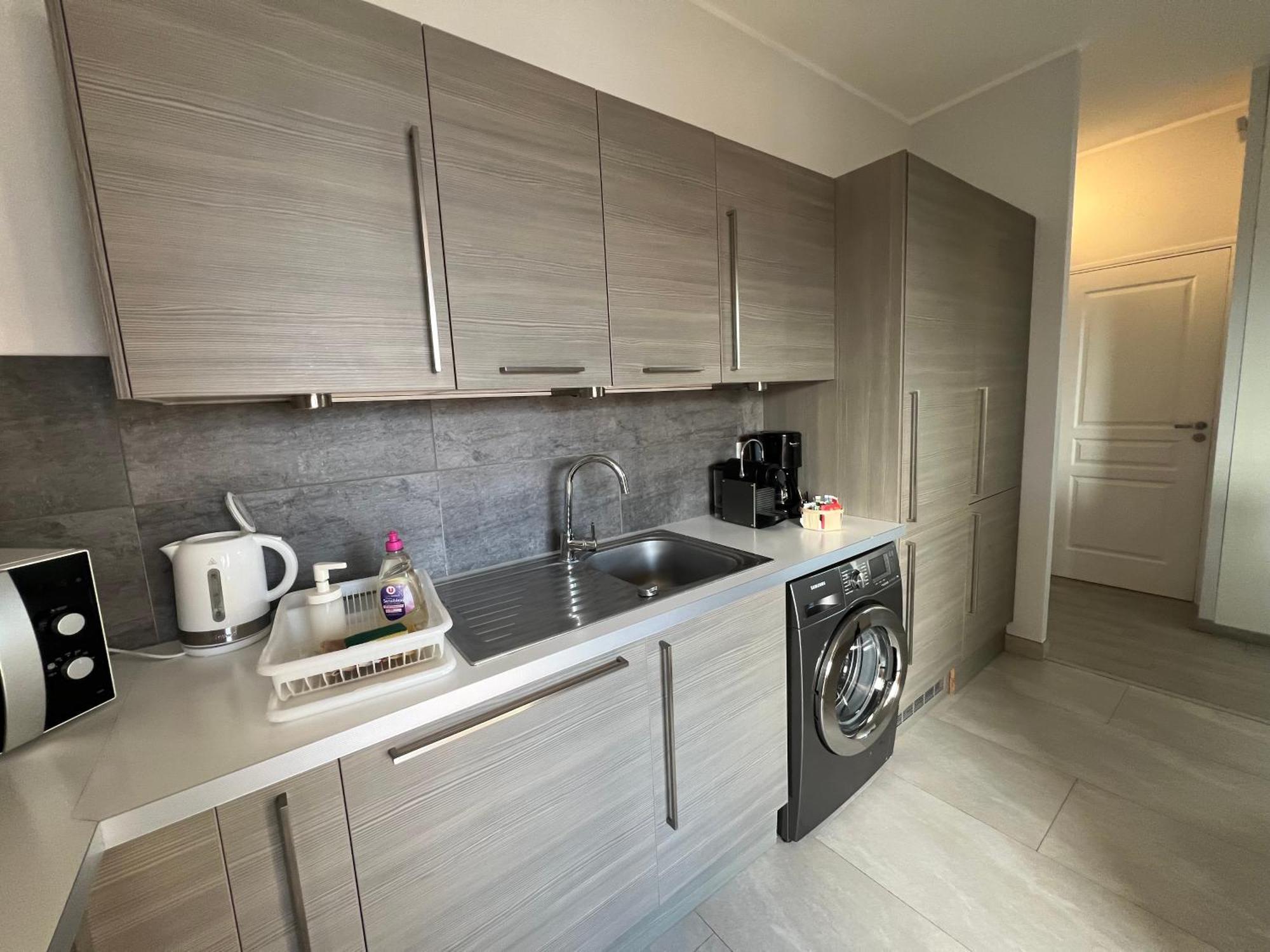Agreable 3 Pieces Climatise Avec Vue Mer Et Parking Villefranche-sur-Mer Exterior foto