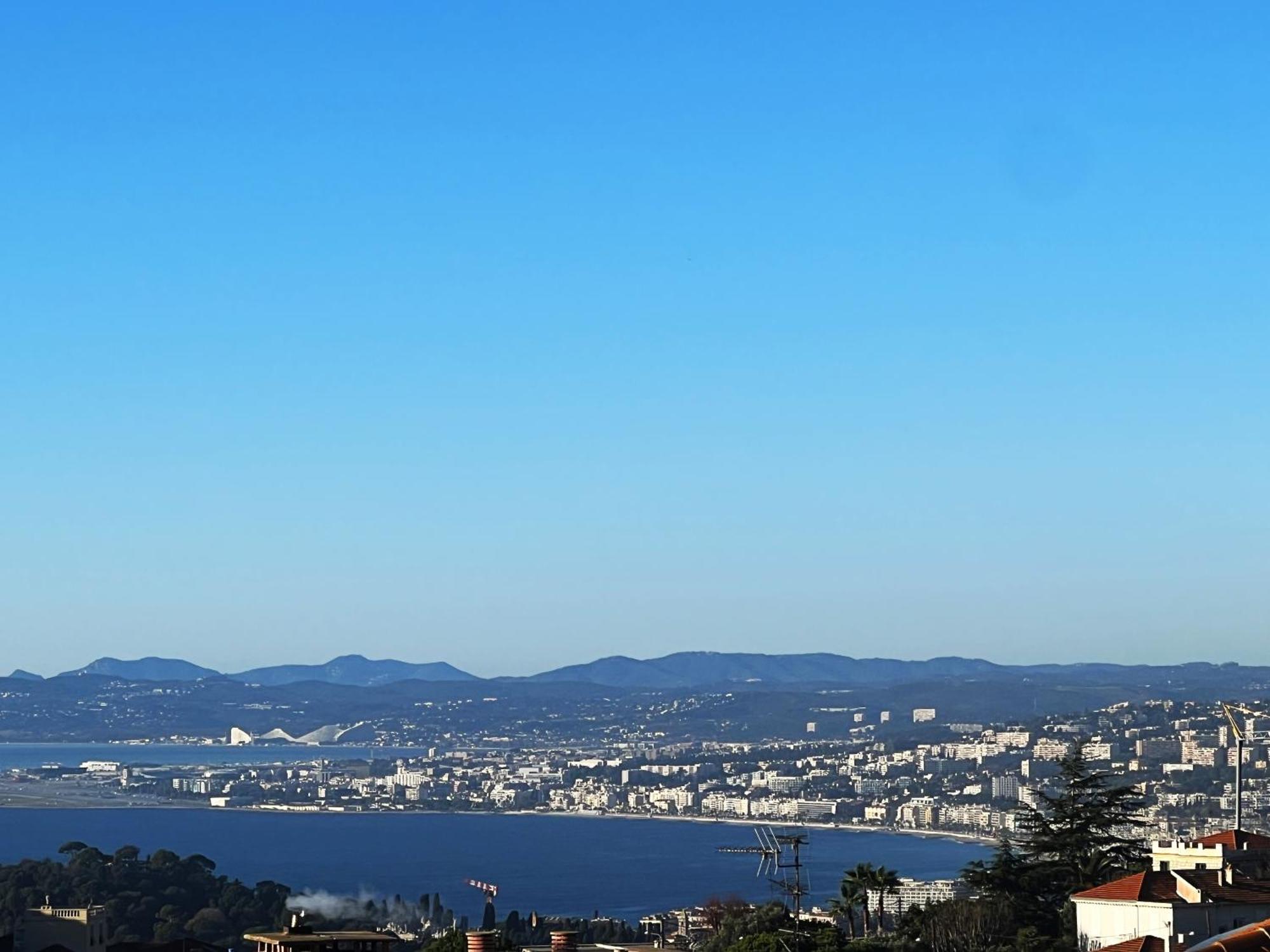Agreable 3 Pieces Climatise Avec Vue Mer Et Parking Villefranche-sur-Mer Exterior foto